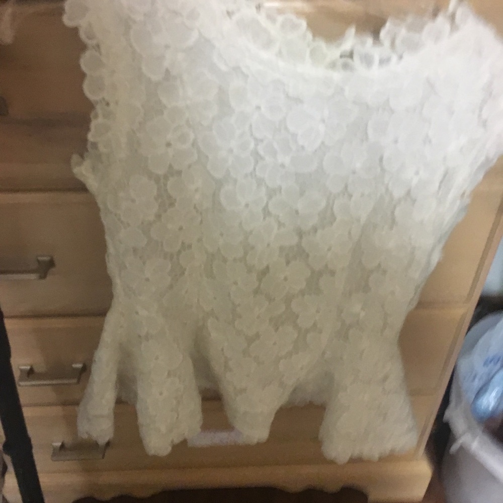 Flower peplum top
